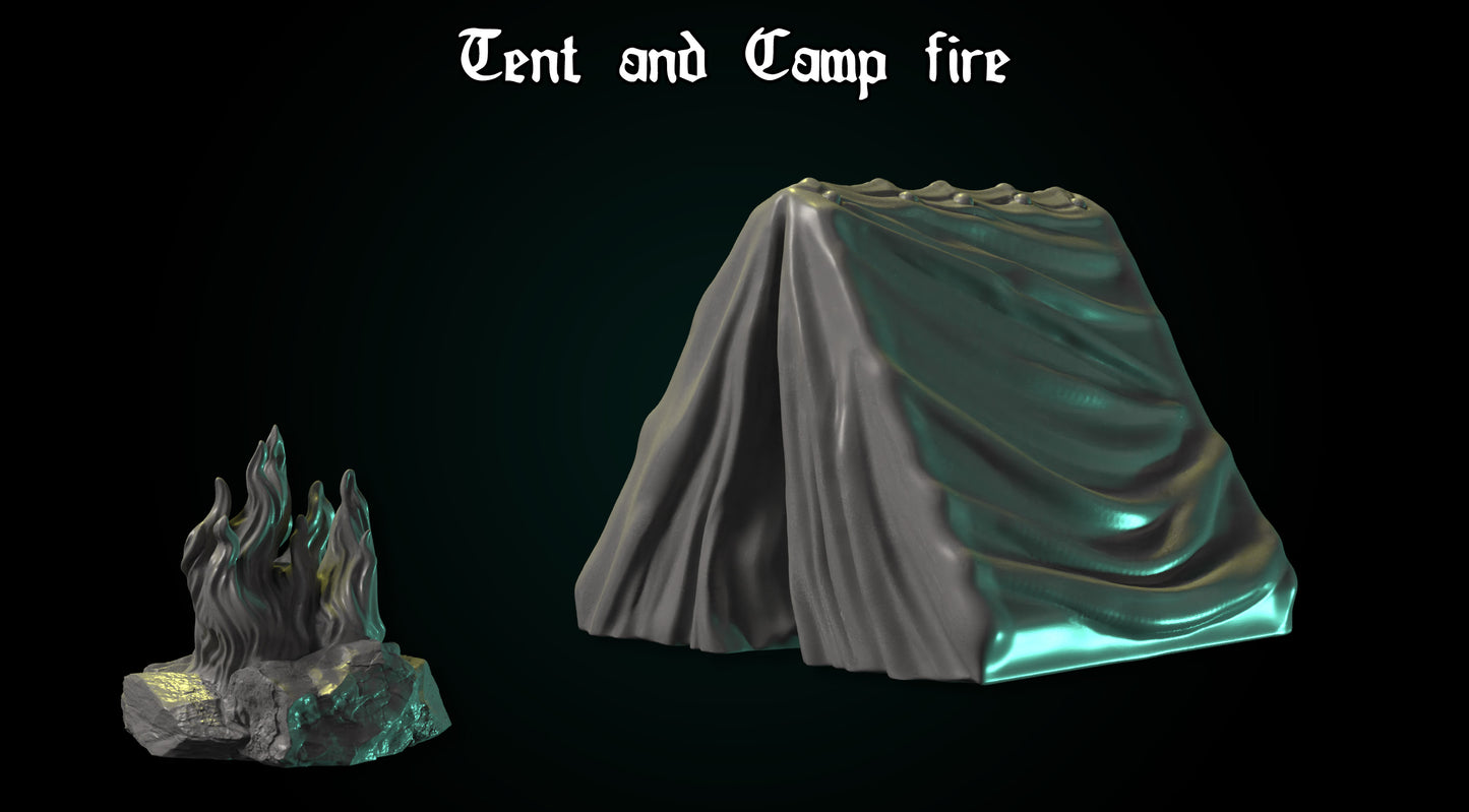 Camp Set by DDF Miniatures and Models