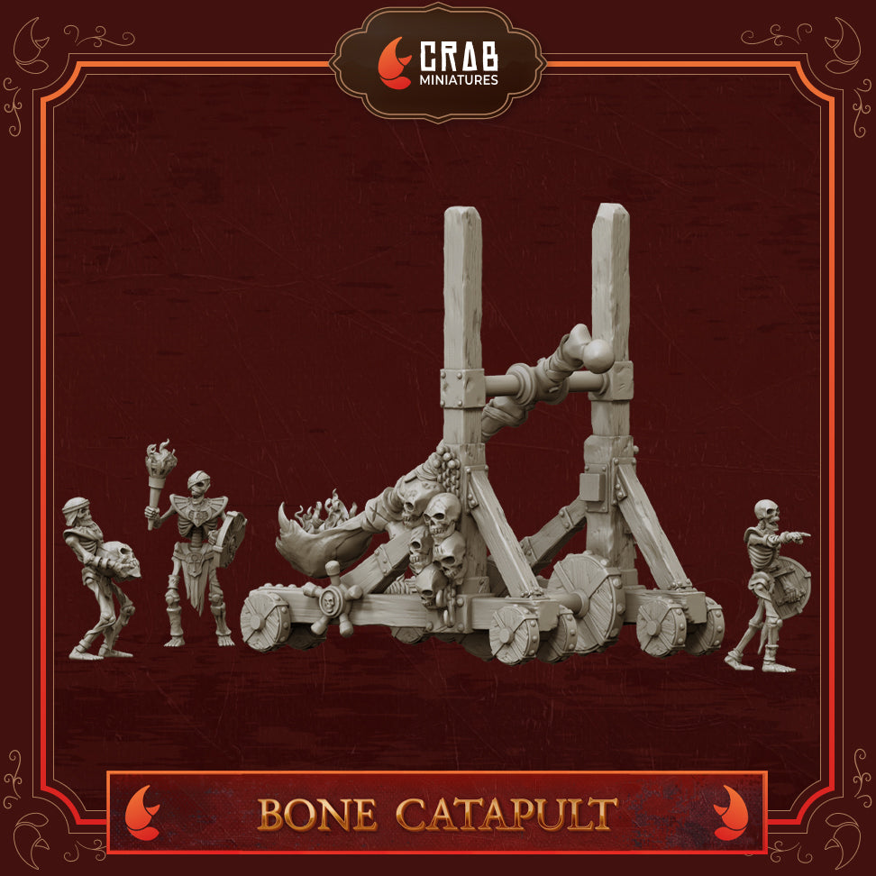 Skeletal Catapult by Crab Miniatures