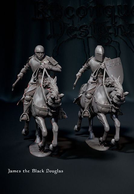 Sir James, the Black Douglas (Mounted) by Reconquer Designs
