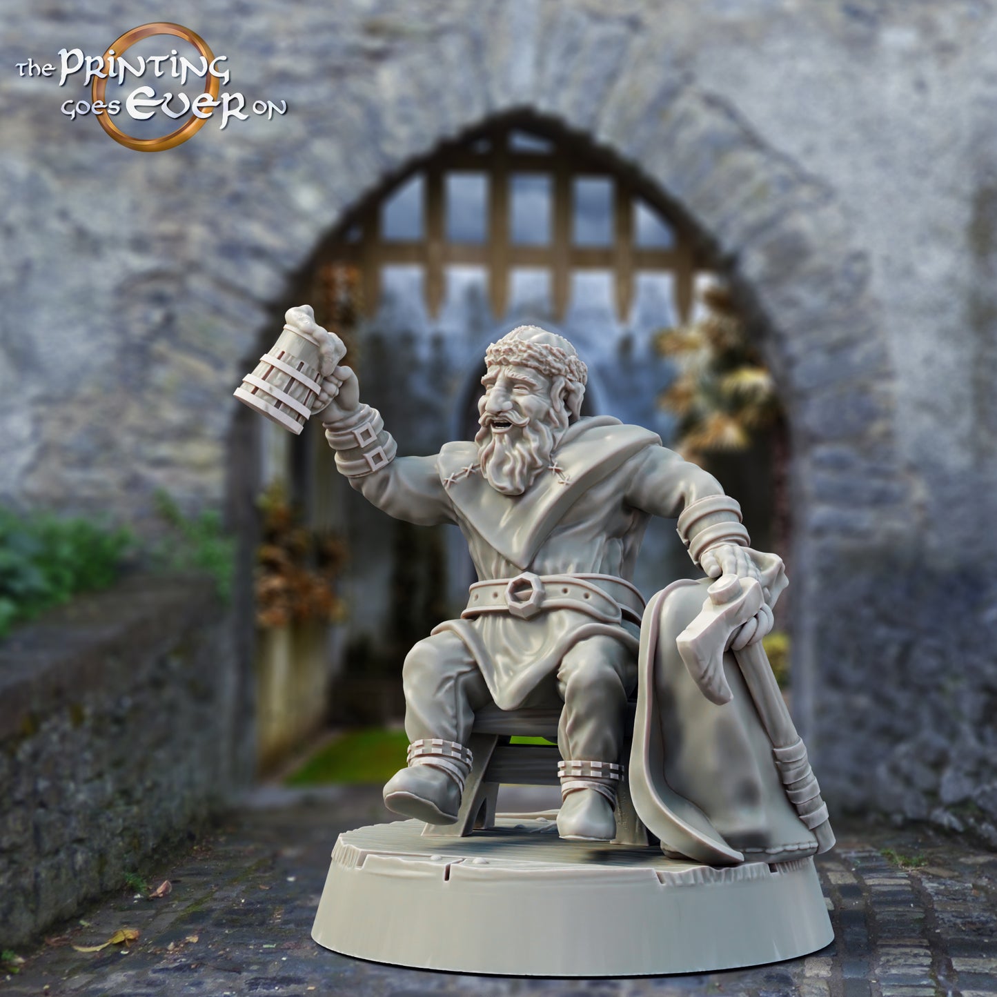 Travelling Dwarf of Breie by The Printing Goes Ever On
