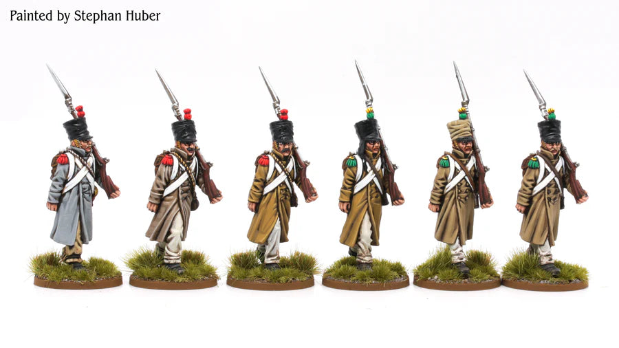 French Elite Companies in Greatcoats (1807-1814) by Piano Wargames