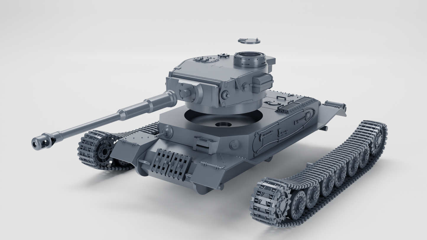 Tiger I - Porsche Tiger - VK 45.01(P) by Wargame3D