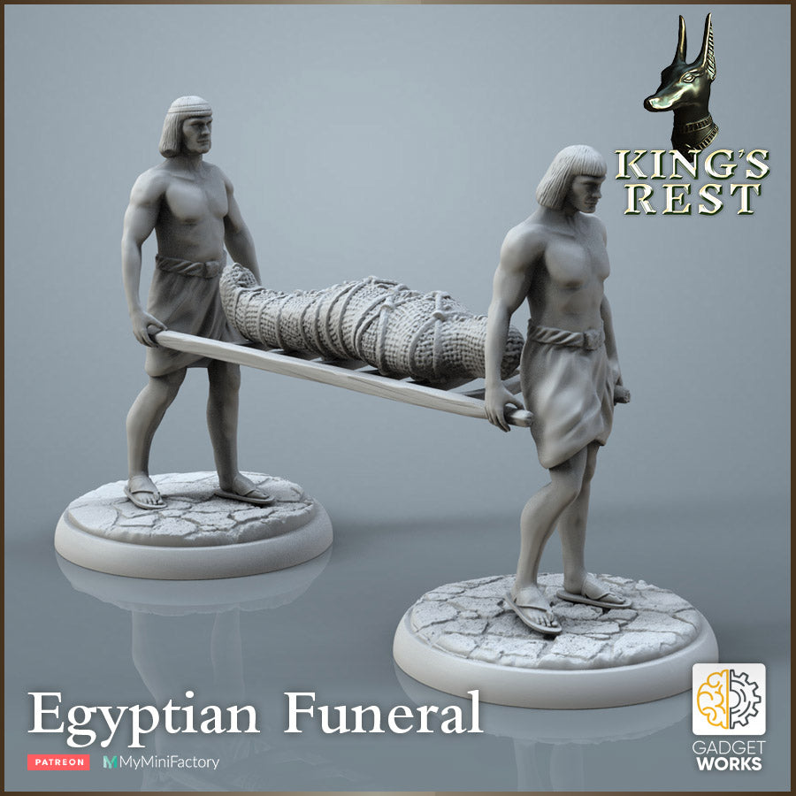 Egyptian Burial Procession by Gadgetworks