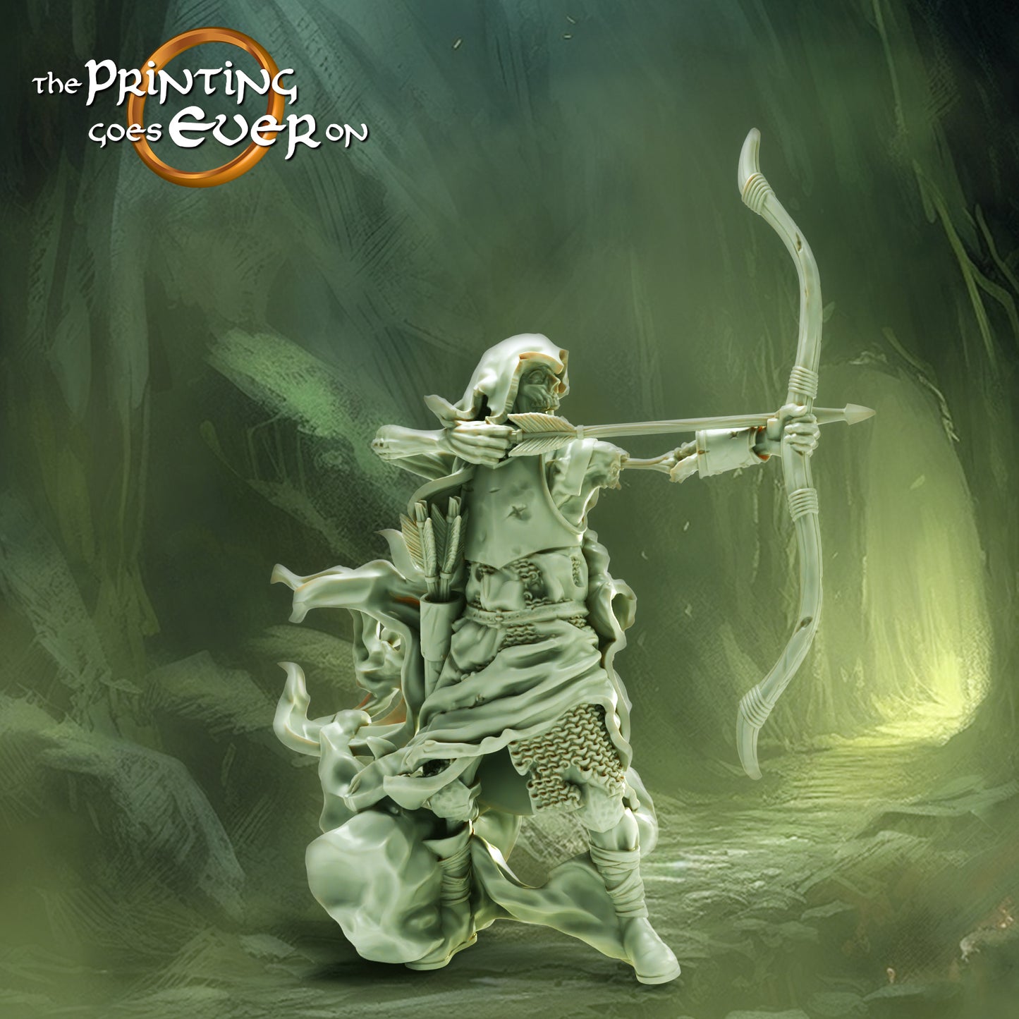 Ghost Archers of the Hall of the Ghost King by The Printing Goes Ever On