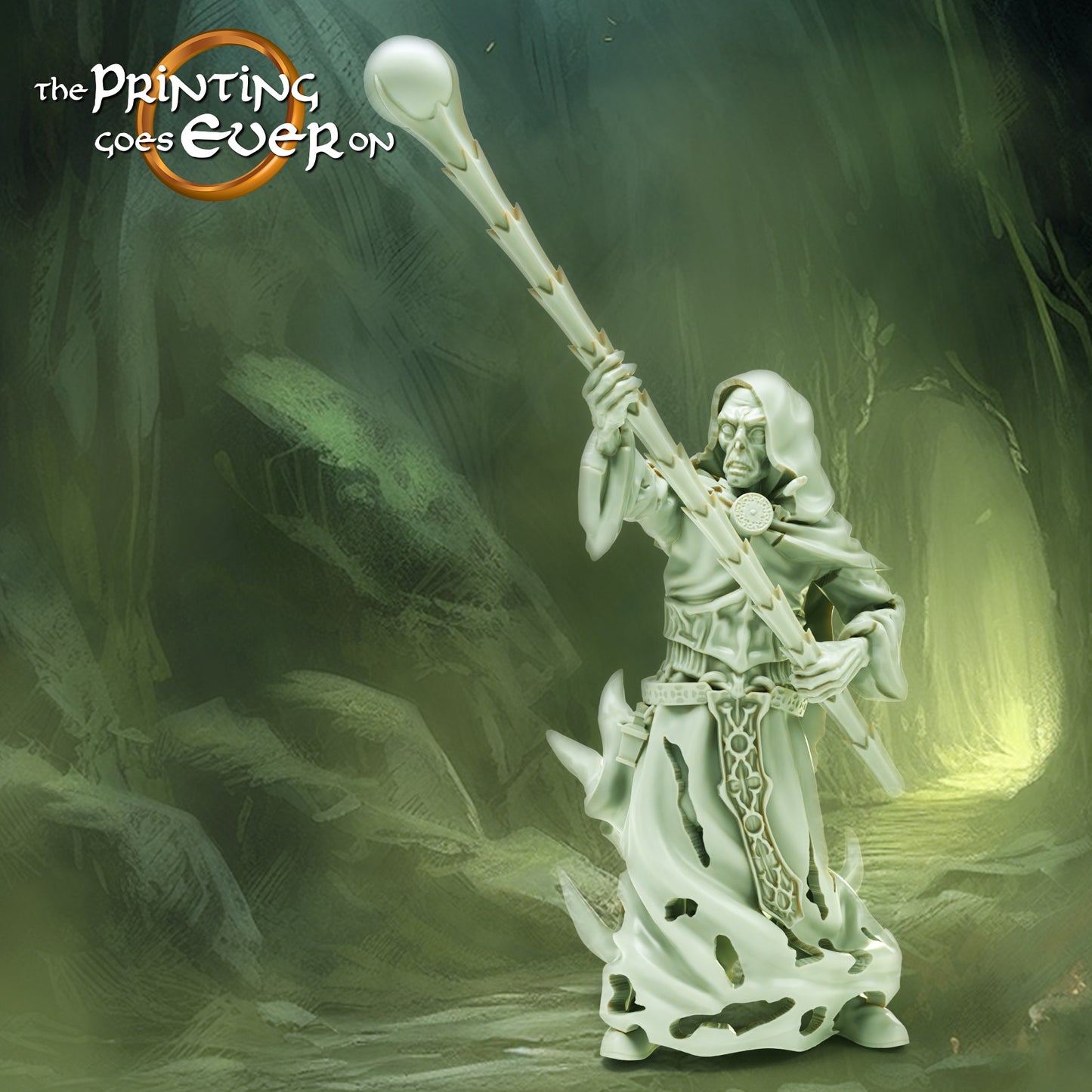 Ghost Mage of the Hall of the Ghost King by The Printing Goes Ever On