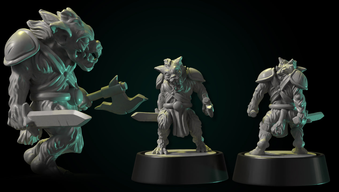 Gnoll Set by DDF Miniatures and Models