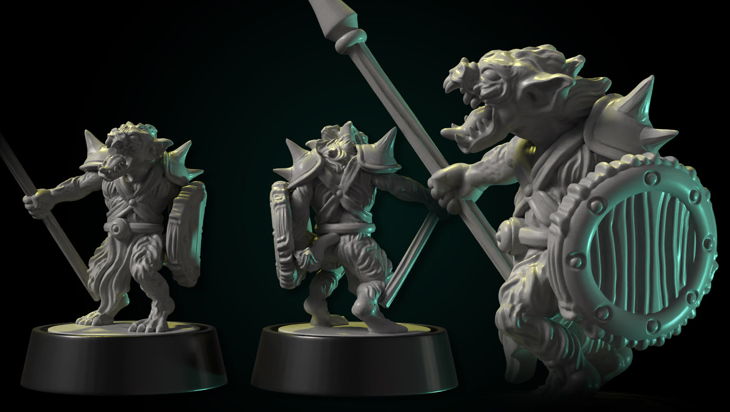 Gnoll Set by DDF Miniatures and Models