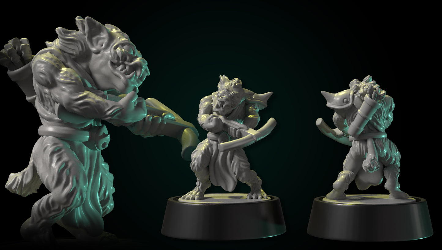 Gnoll Set by DDF Miniatures and Models
