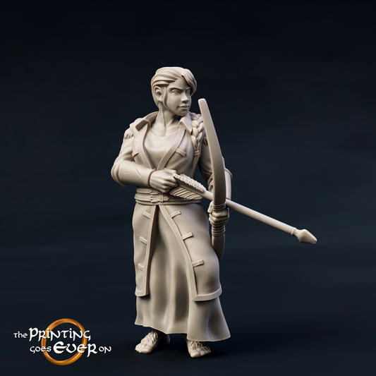 Halfling Militia Archer by The Printing Goes Ever On