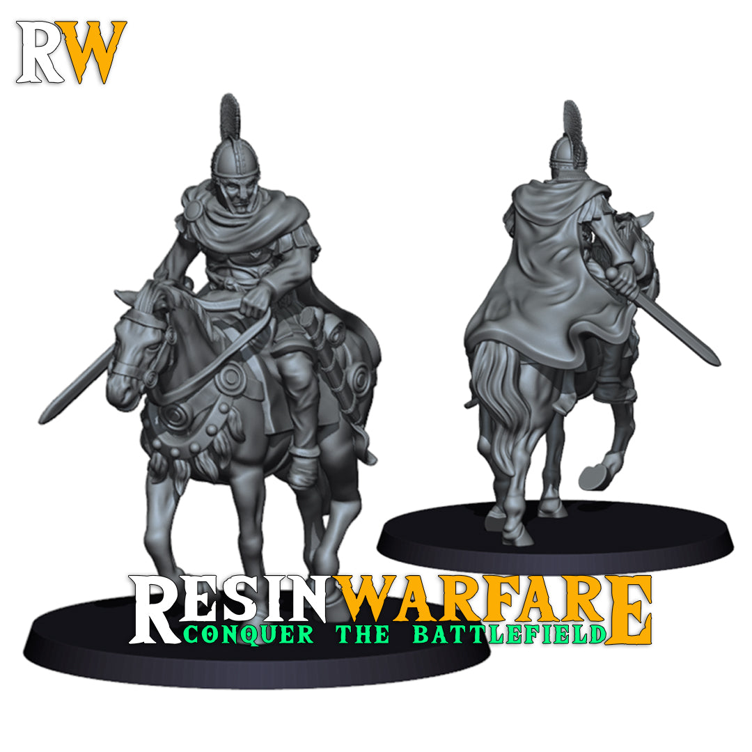 Late Roman Legatus mounted.