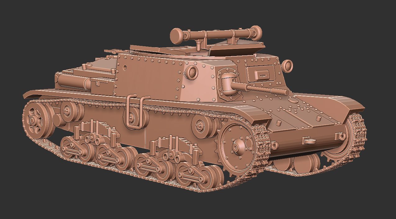 Italian Carro Comando Tank