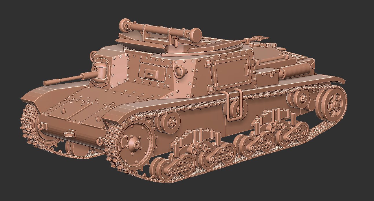 Italian Carro Comando Tank