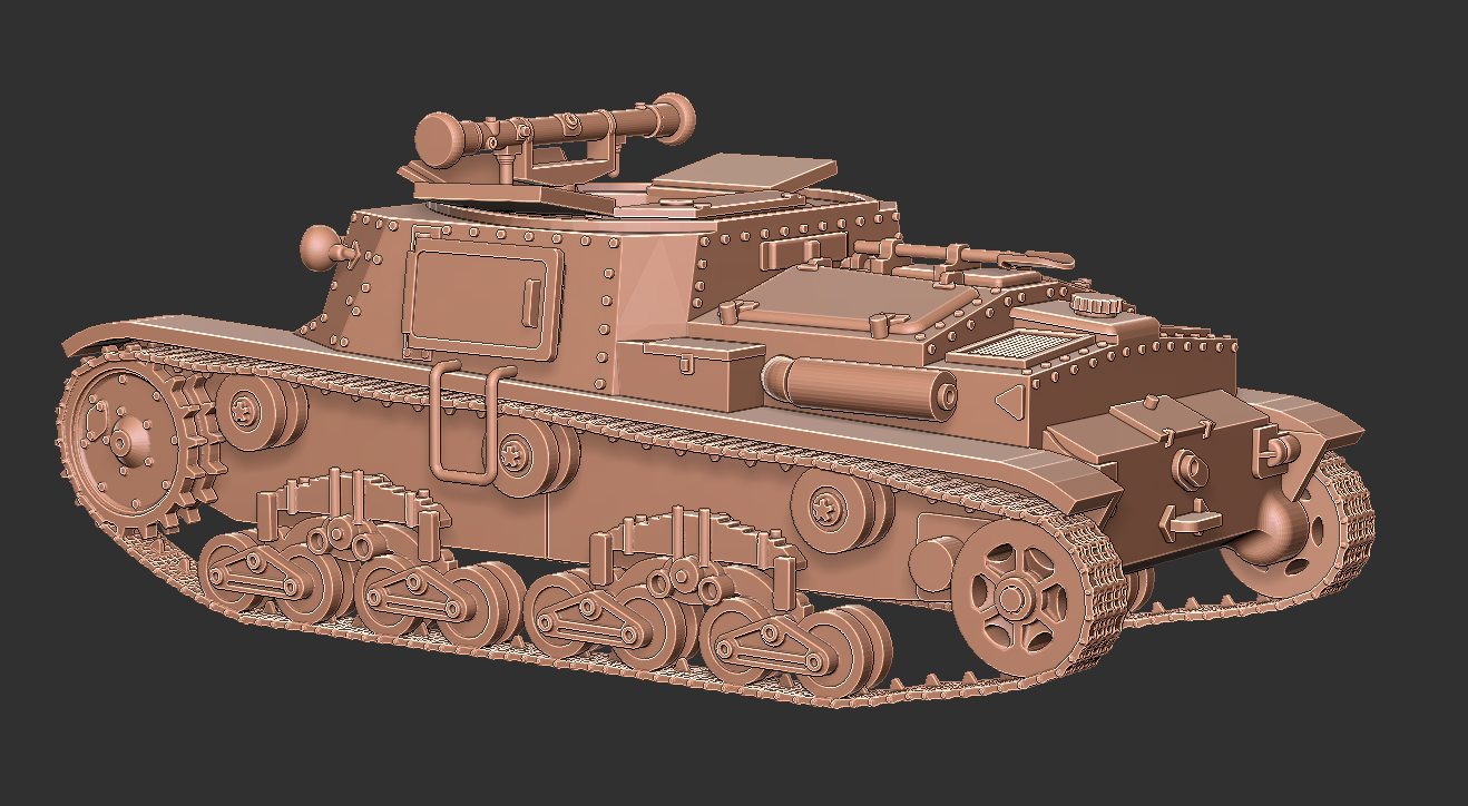 Italian Carro Comando Tank