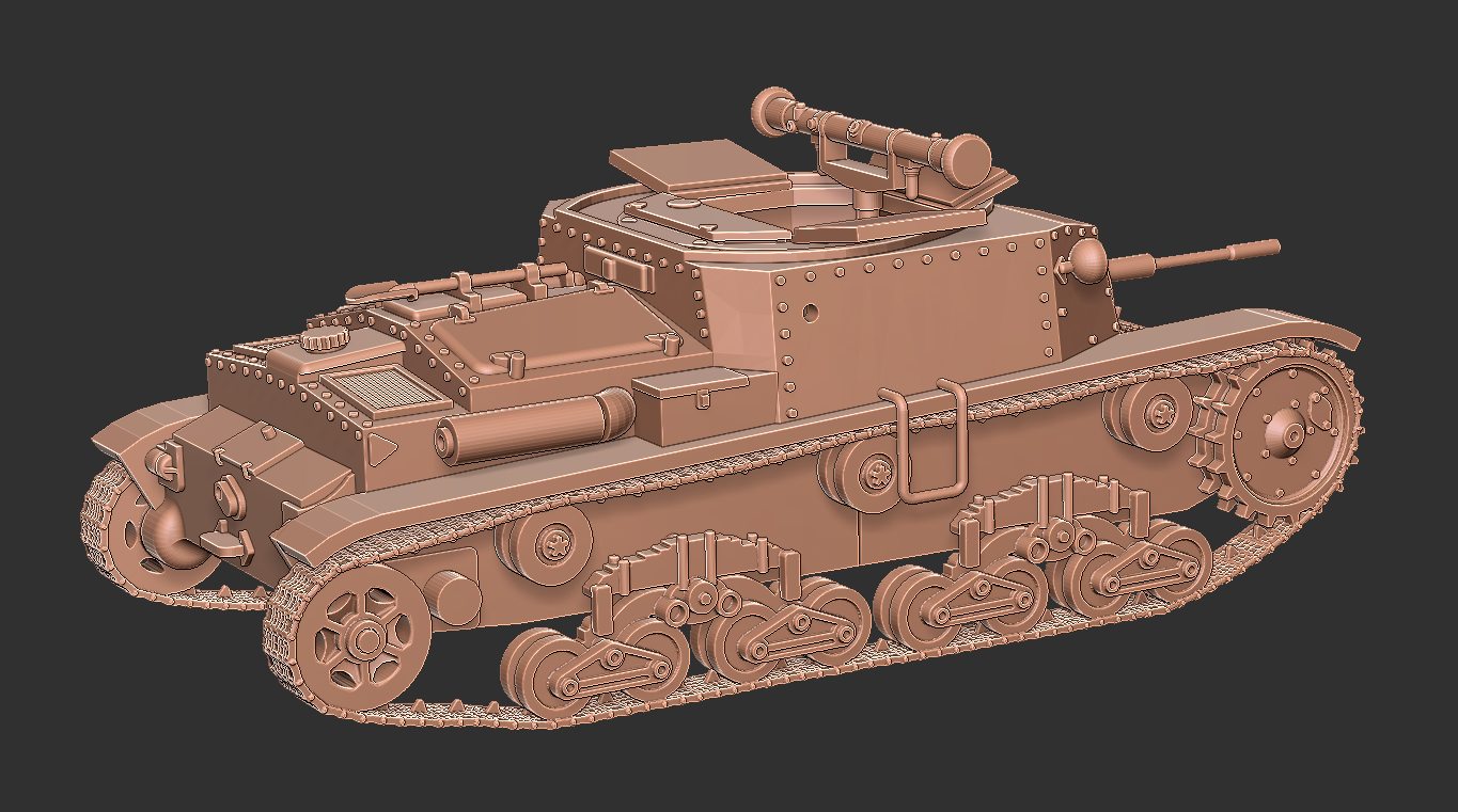 Italian Carro Comando Tank