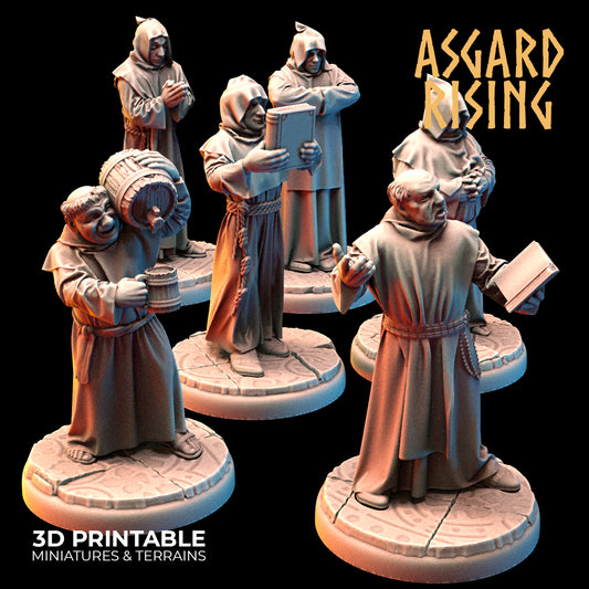 Medieval Monks by Asgard Rising.