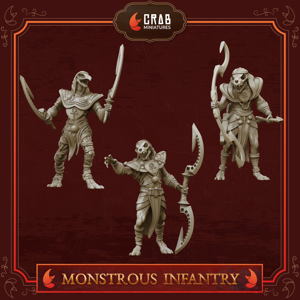 Monstrous Infantry by Crab Miniatures