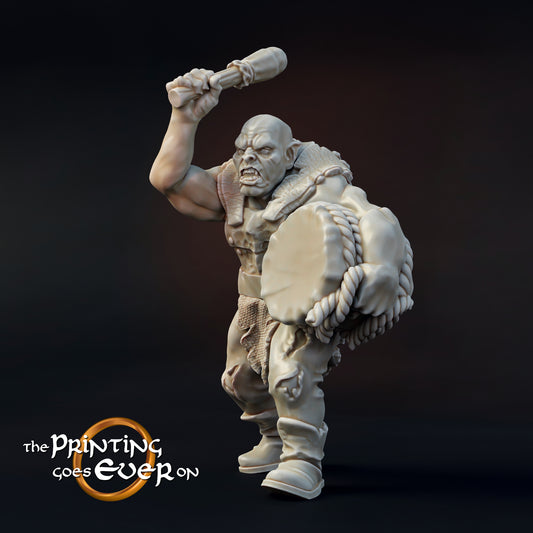 Orc Drummer of Torr Mislar by The Printing Goes Ever On