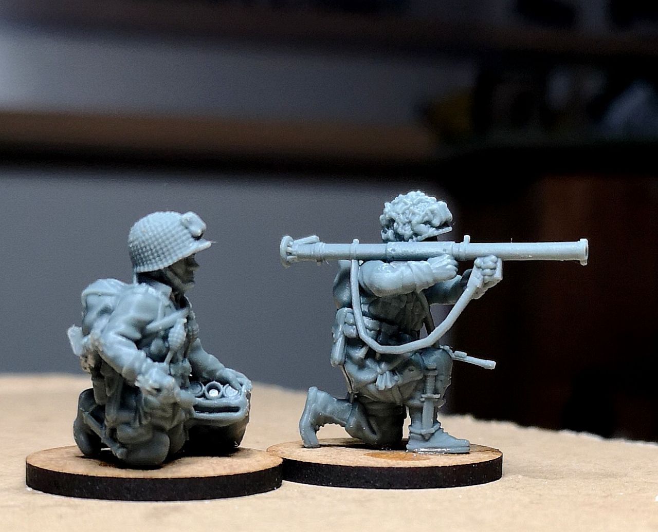 US Army Airborne Bazooka Team 1 Firing by Colonel Muller