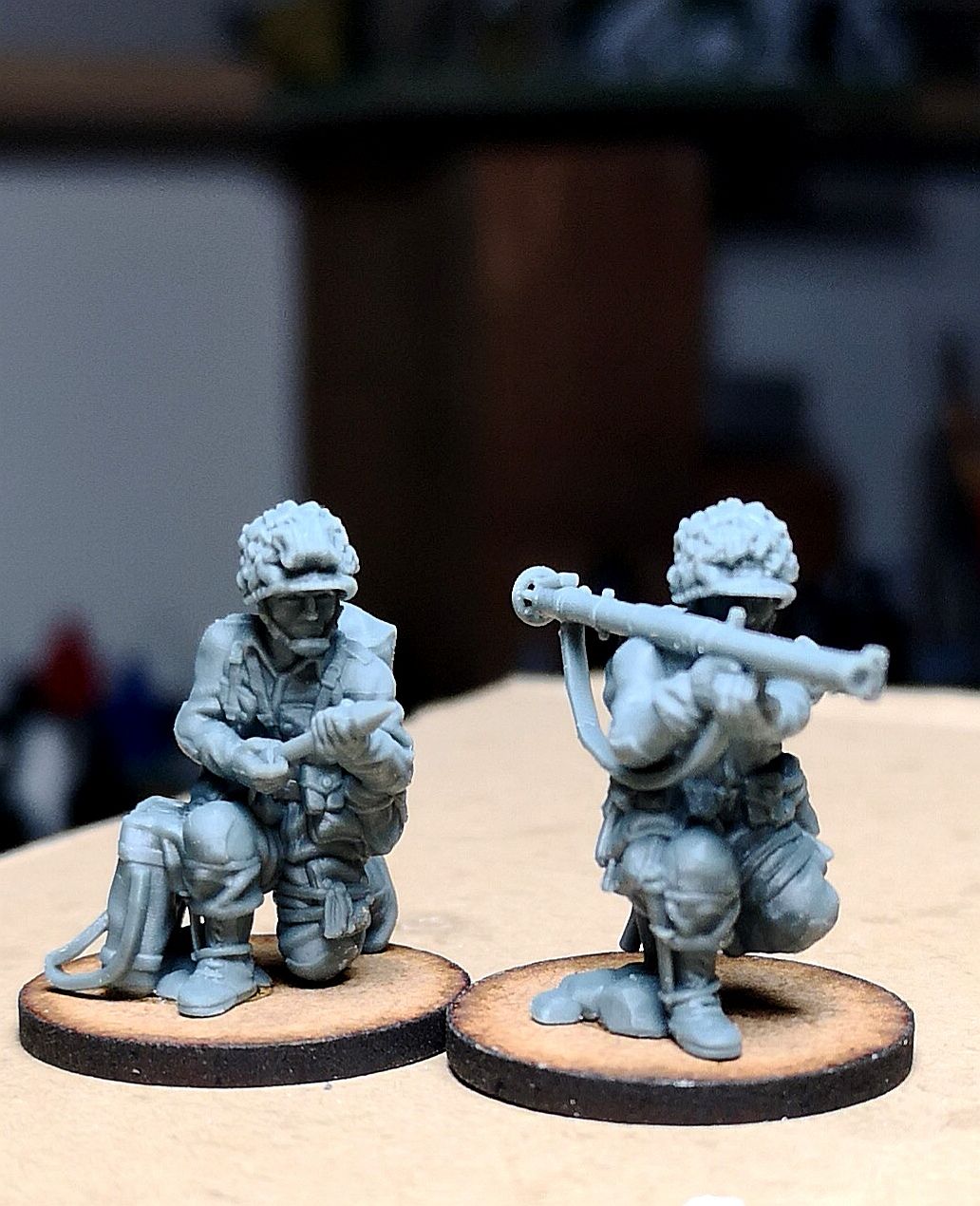 US Army Airborne Bazooka Team 2 Firing by Colonel Muller