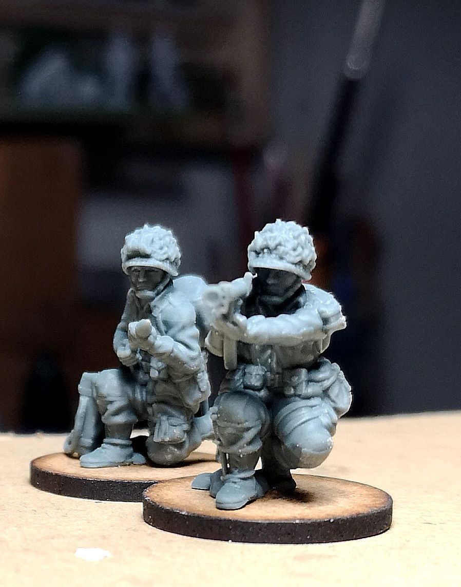 US Army Airborne Bazooka Team 2 Firing by Colonel Muller