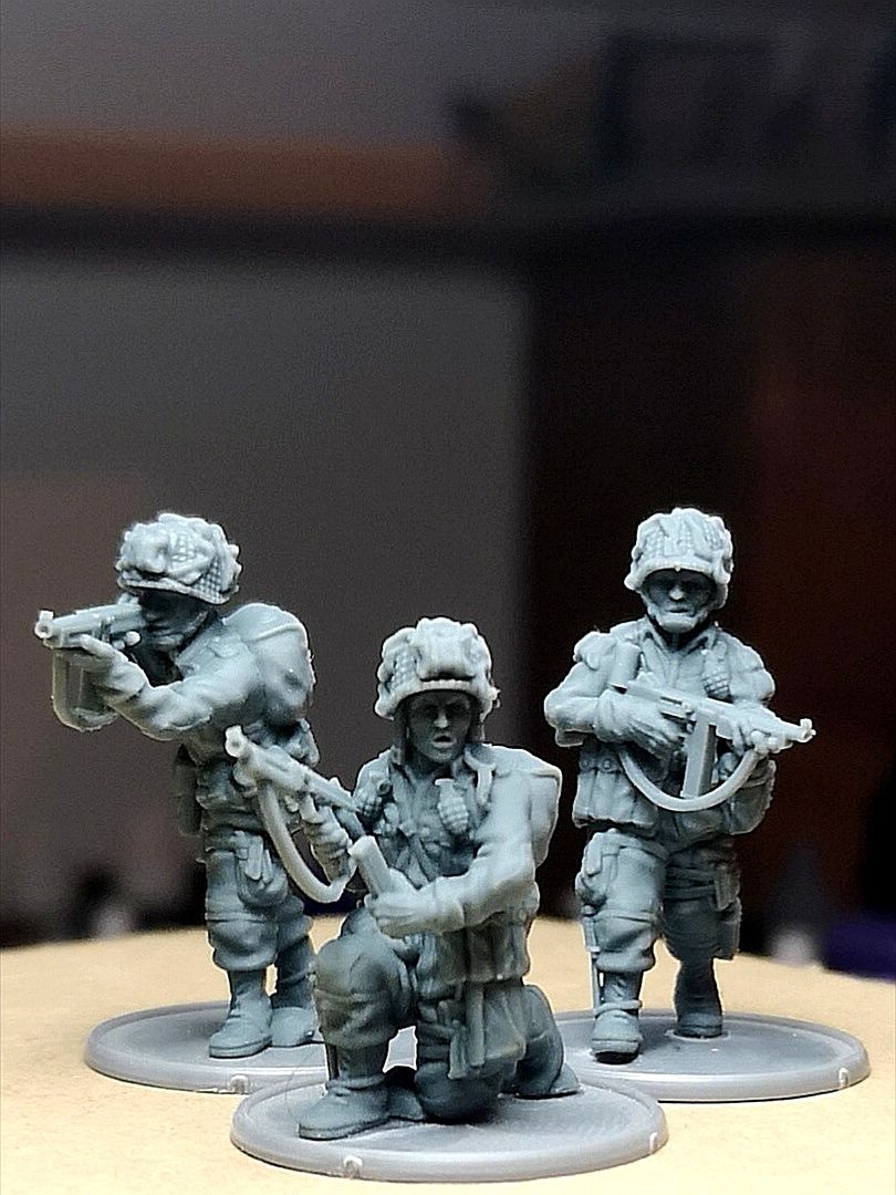 US Army Airborne SMG Team by Colonel Muller