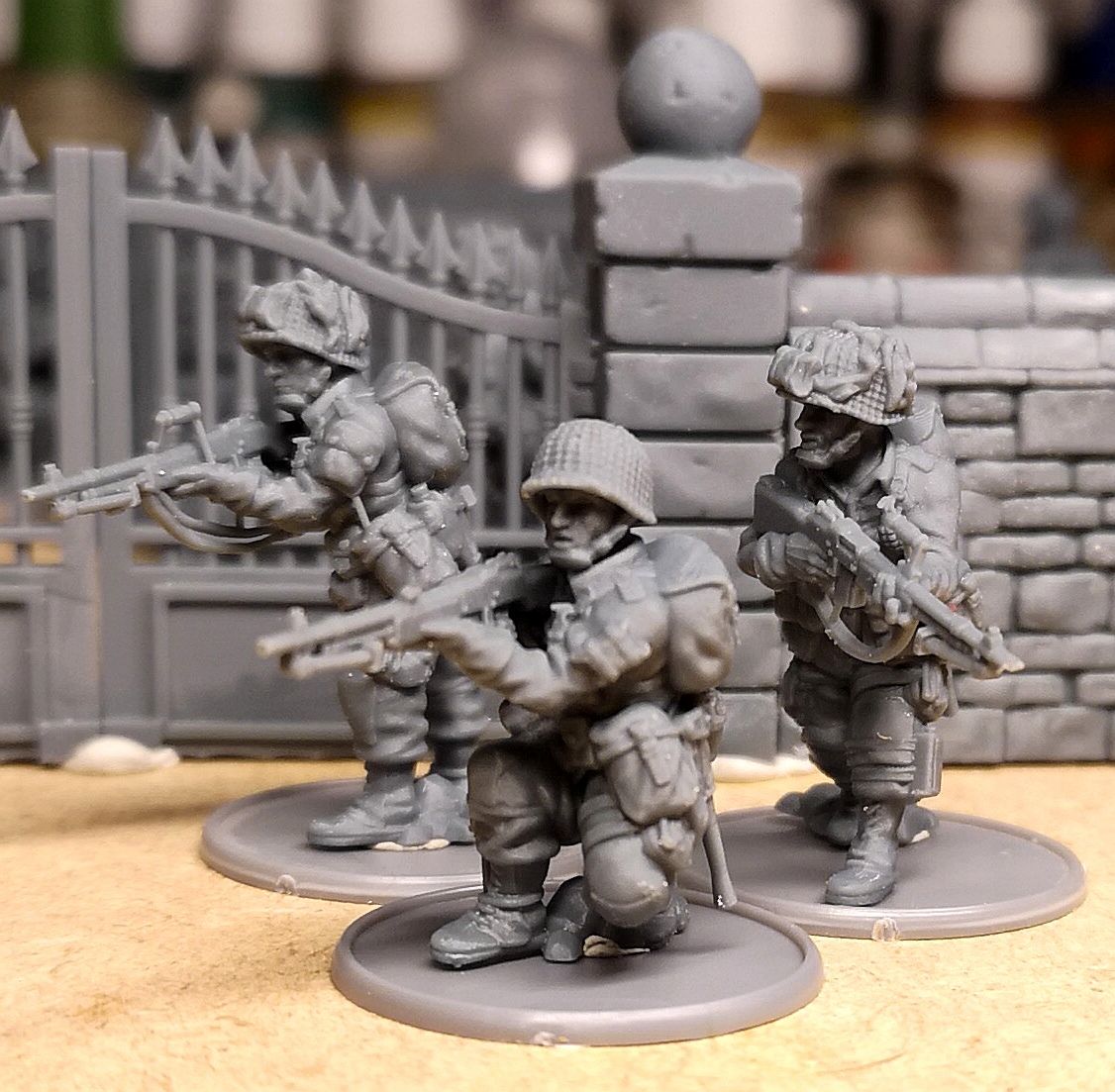 US Army Airborne BAR Team by Colonel Muller