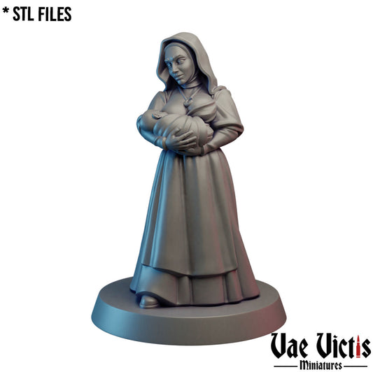 Breastfeeding Mother by Vae Victis Miniatures