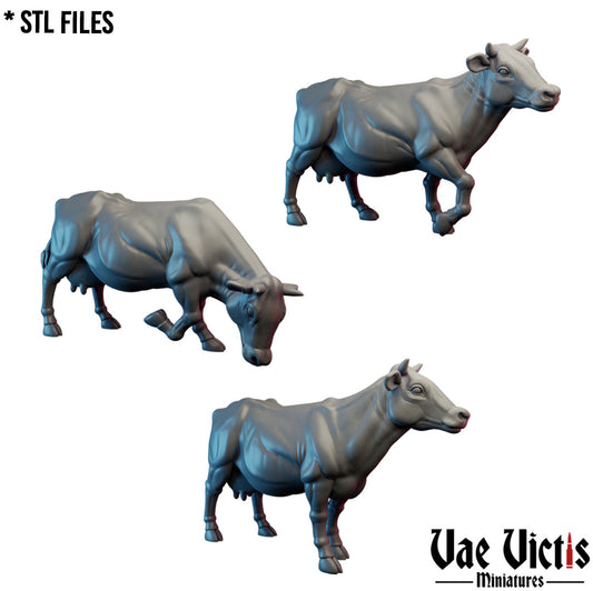 Cows by Vae Victis Miniatures