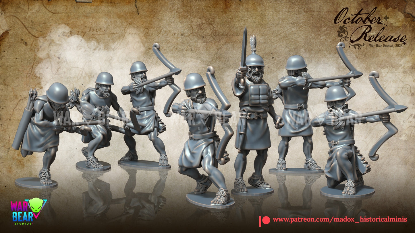 Roman Monarchy Archers by Madox Historical Miniatures