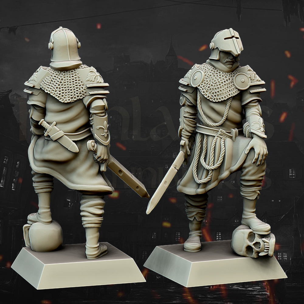 Medieval Command Group by Highlands Miniatures