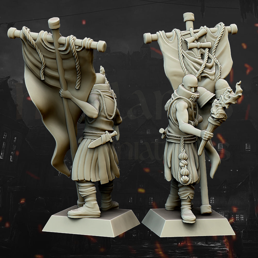 Medieval Command Group by Highlands Miniatures