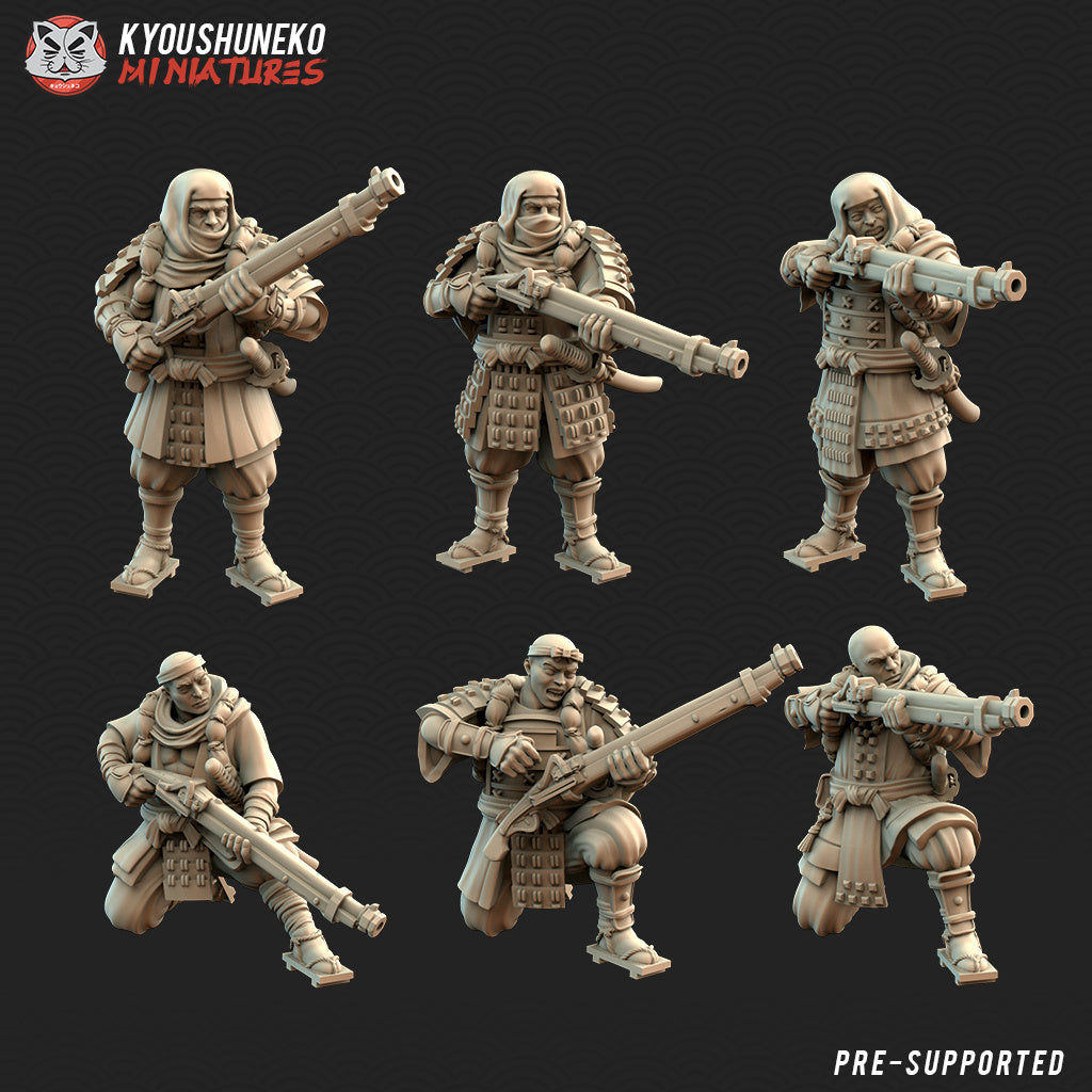 Japanese Sohei Monk Arquebus