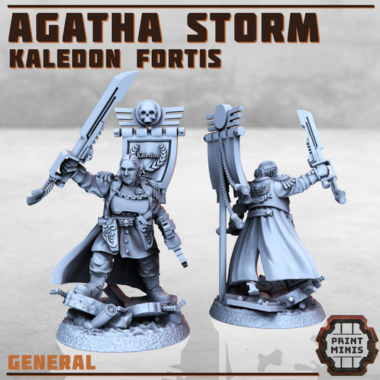 Agatha Storm, Kaledon Fortis Commander