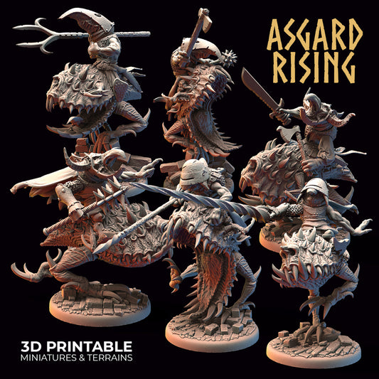 Goblin Riders on Trollhounds by Asgard Rising