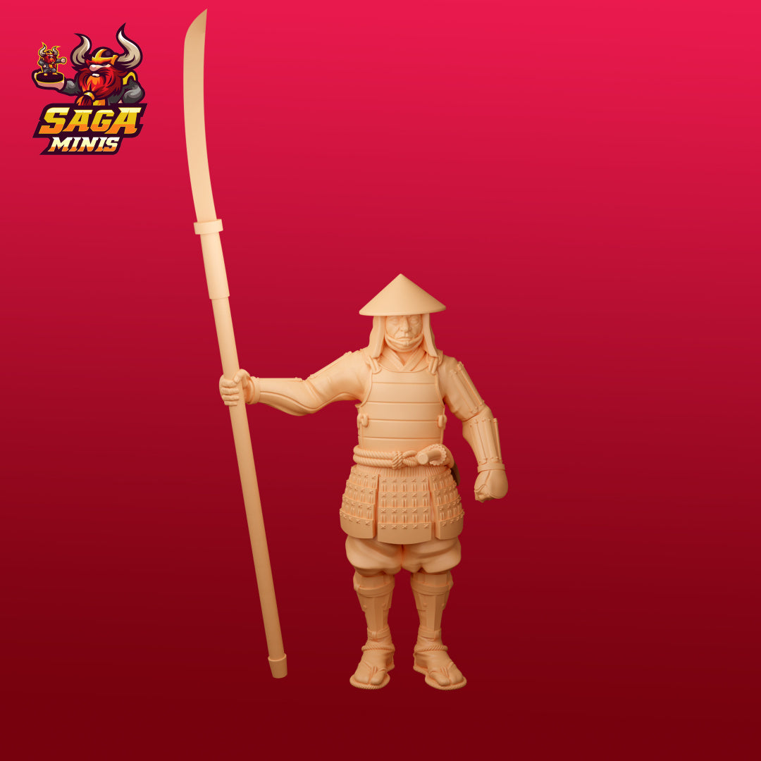 Ashigaru with Naginata by Saga Miniatures