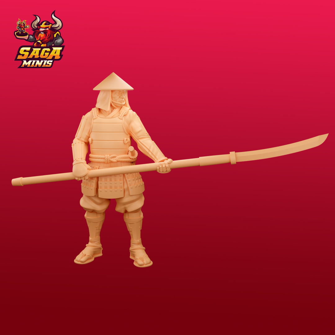 Ashigaru with Naginata by Saga Miniatures