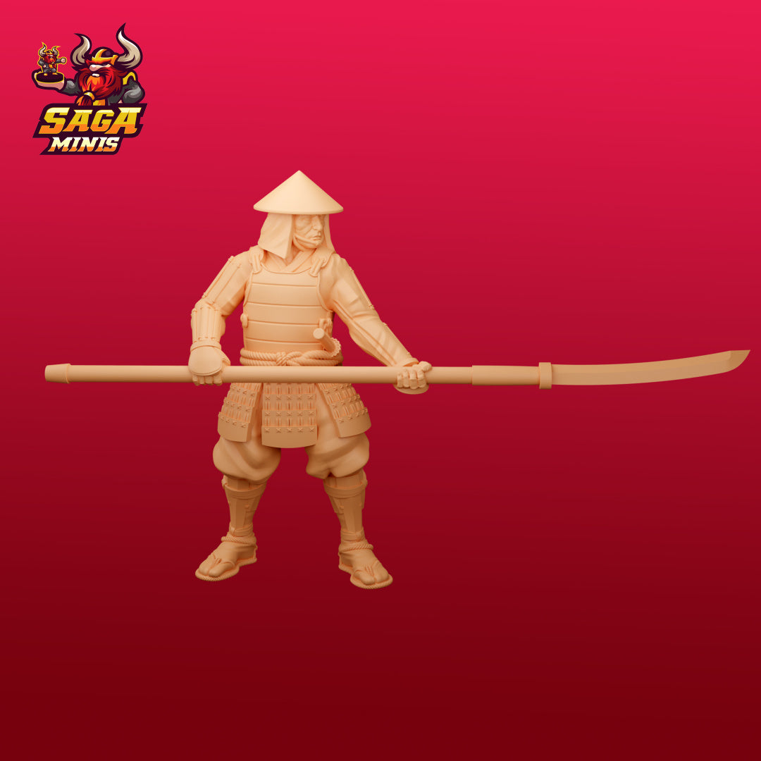 Ashigaru with Naginata by Saga Miniatures