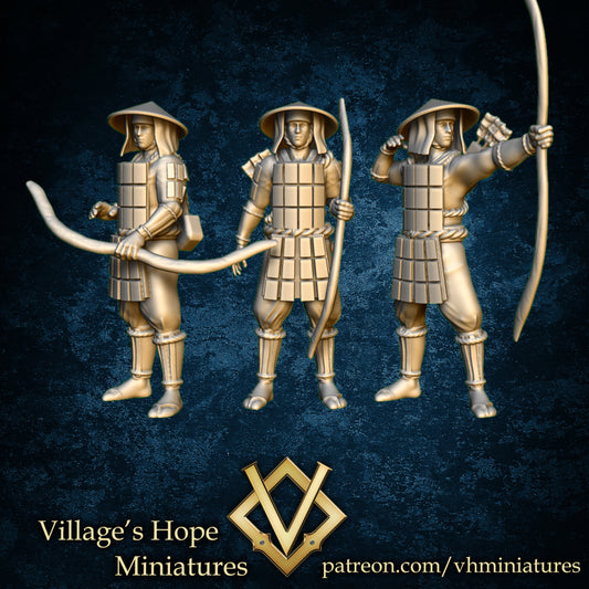 Japanese Archers by Village's Hope Miniatures