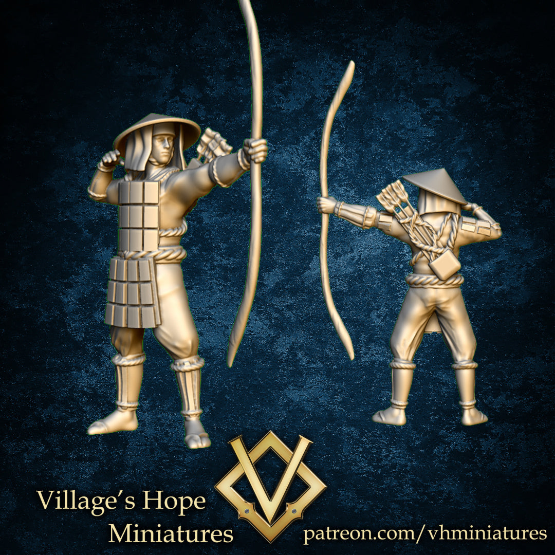 Japanese Archers by Village's Hope Miniatures