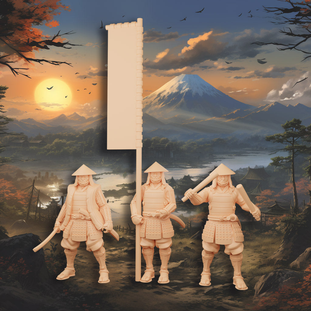 Ashigaru Specialists by Saga Miniatures
