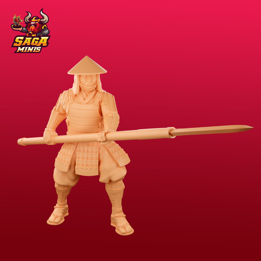 Ashigaru Spearmen by Saga Miniatures