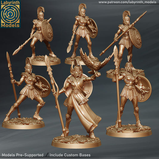 Daughters of Athena by Labyrinth Models