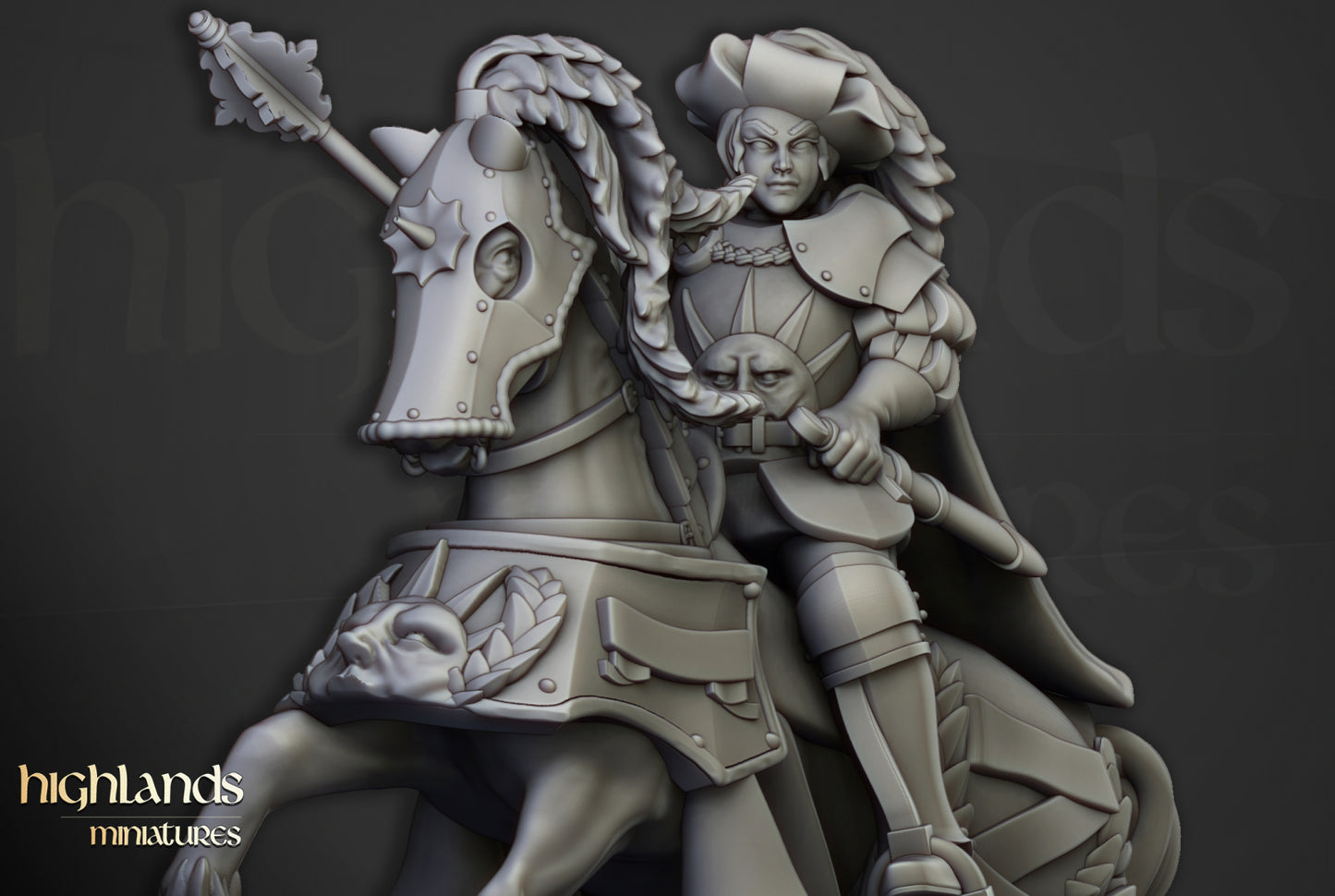 Baroness of Lunneburg by Highlands Miniatures