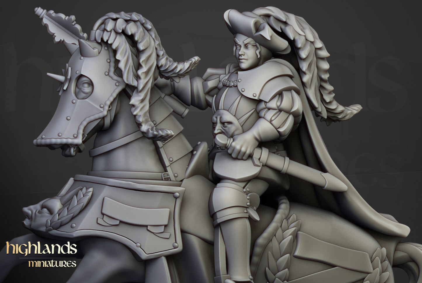Baroness of Lunneburg by Highlands Miniatures