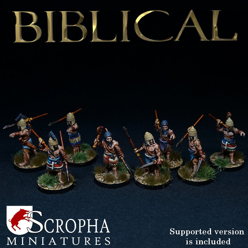 Mycenaean Javelinmen by Scropha Miniatures