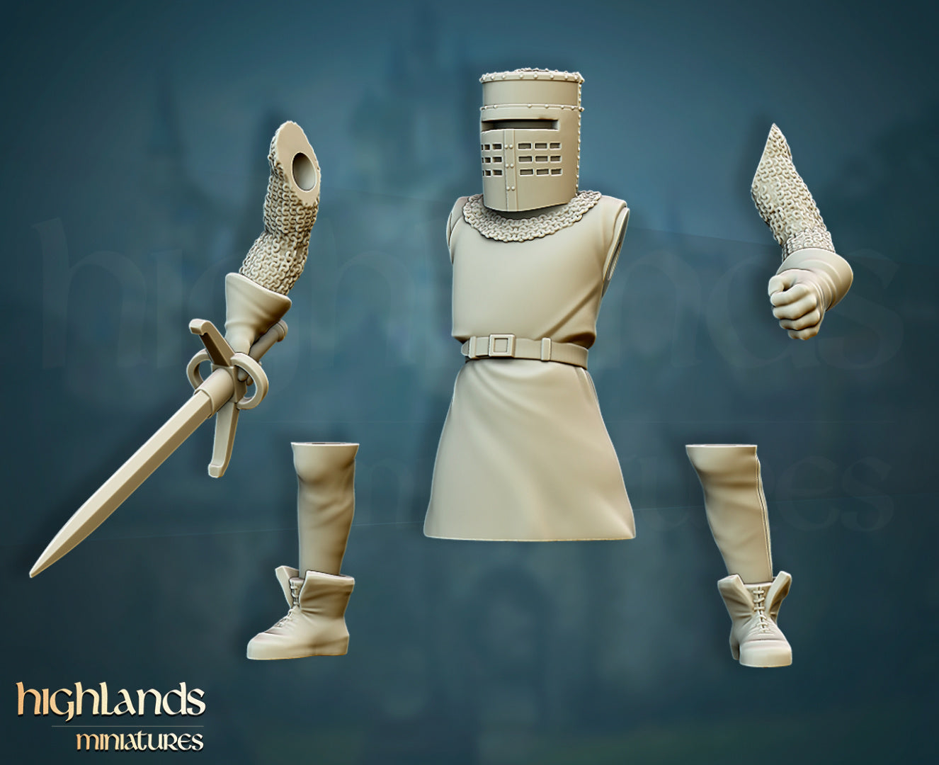 Black Knight by Highlands Miniatures