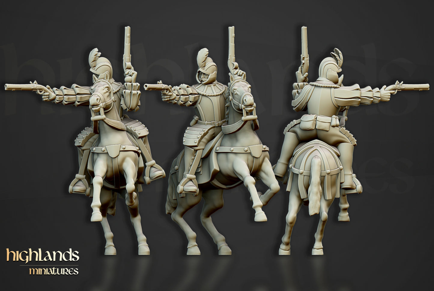 The Black Riders by Highlands Miniatures,
