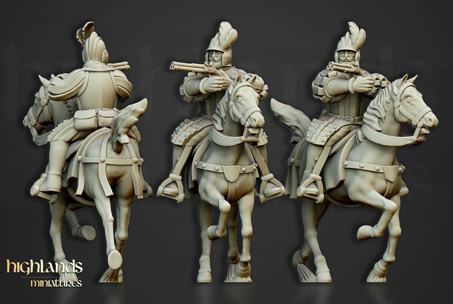 The Black Riders by Highlands Miniatures,