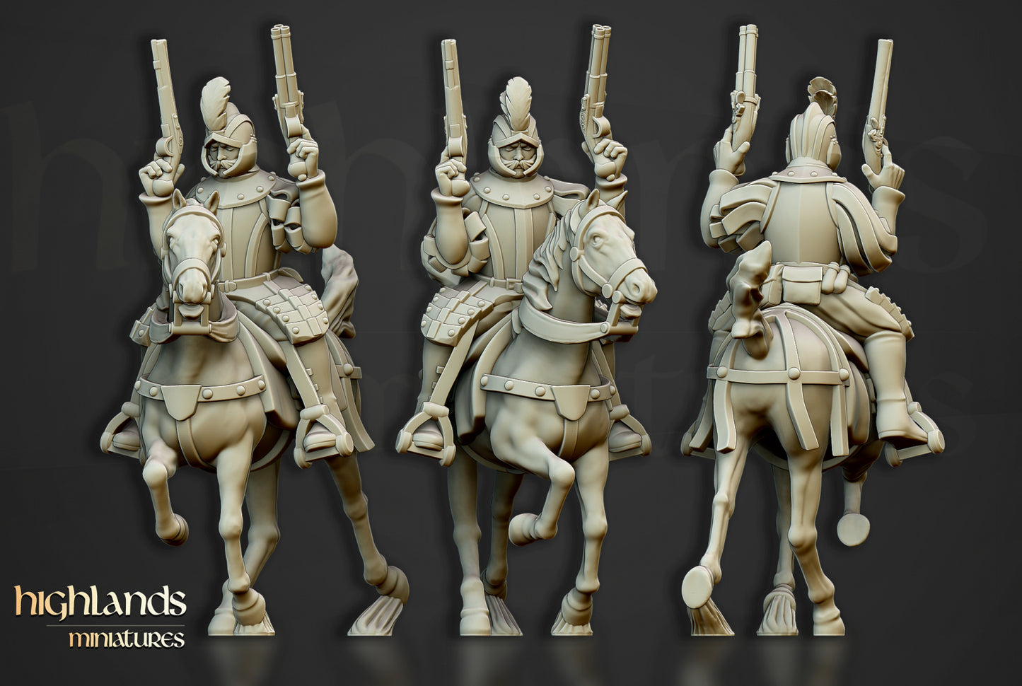 The Black Riders by Highlands Miniatures,