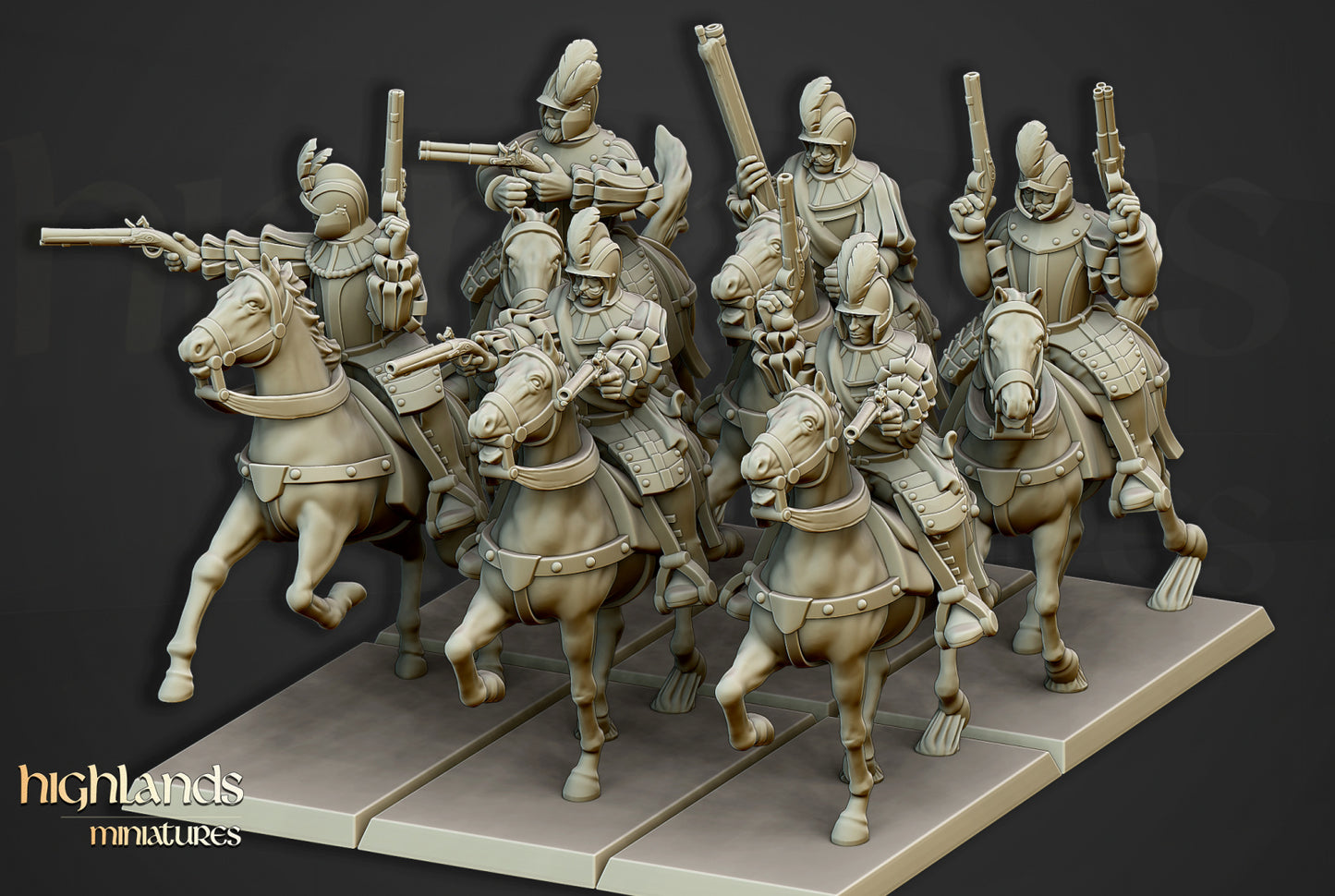 The Black Riders by Highlands Miniatures,